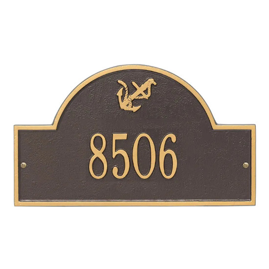 Anchor Arch Address Plaque