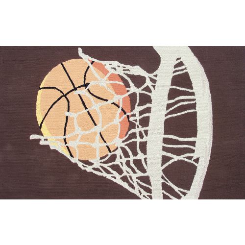 Hoops Hook/Flannel Rug, 2.8 X 4.8