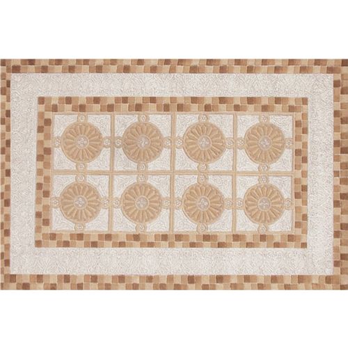 Medallion 120L High/Low Tufted Rug, 5 X 8