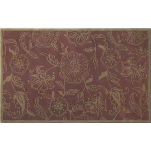 Giant Floral Tufted Rug, 5 X 8