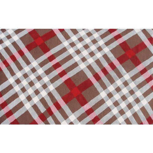 Brit Plaid Tufted Rug, 5 X 8