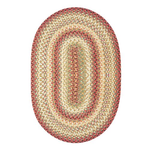 Homespice Decor 27" x 45" Oval Barcelona Ultra Durable Braided Rug