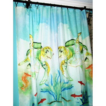 Sea Turtle Shower Curtain