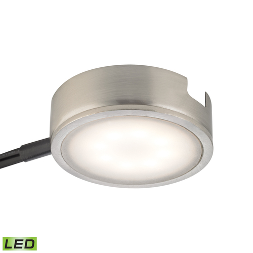 Tuxedo 1 Light Led Undercabinet Light In Satin Nickel With Power Cord And Plug