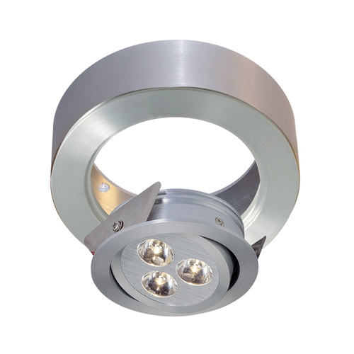 Tiro 3 Surface Mount Collar In Brushed Aluminum
