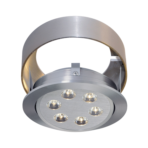 Tiro 6 Surface Mount Collar In Brushed Aluminum