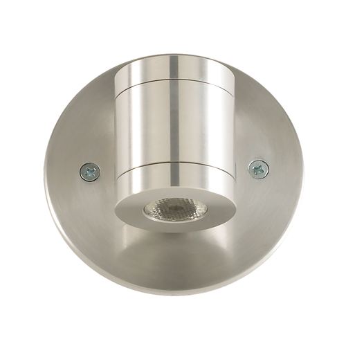 Magnum 2 Light Led Wall Sconce In Brushed Aluminum