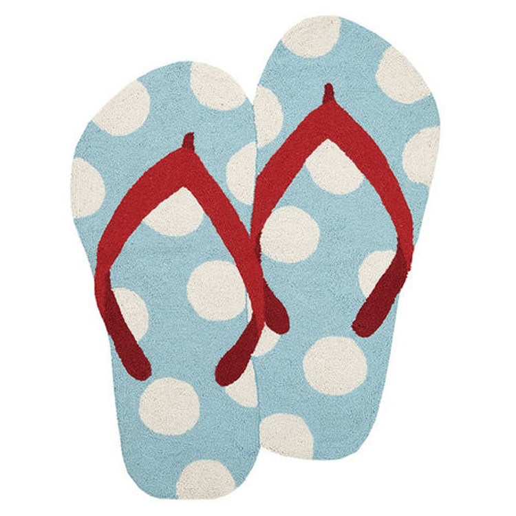 Flip Flop Hook Rug