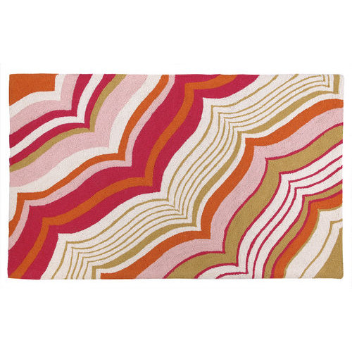 Malibu Pink Hook Rug 3X5Ft