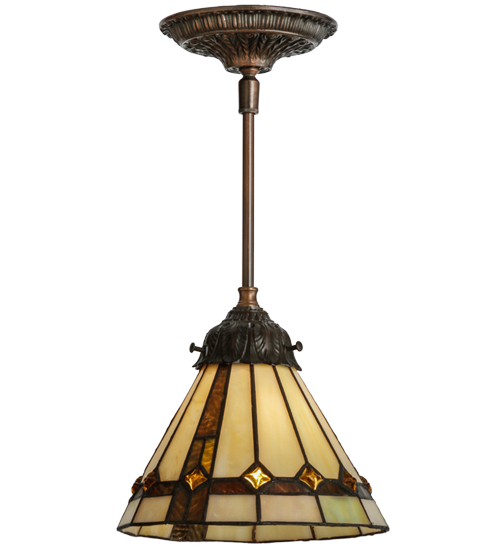 8"W Belvidere Mini Pendant