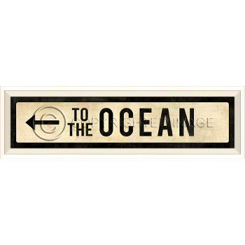 To The Ocean Framed Art