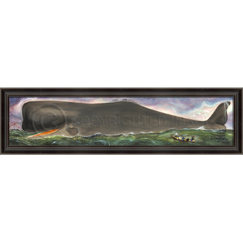 Try To Catch Old Grey Framed Art