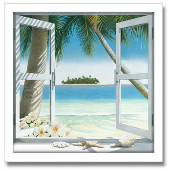 Personalized Our Island Getaway Framed Print