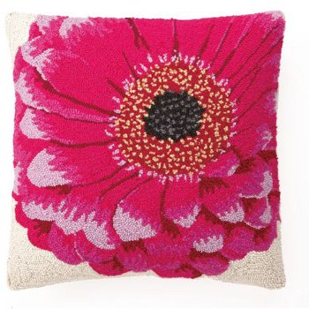 Pink Gerbera Hook Pillow