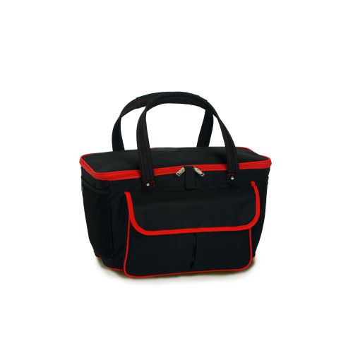 Avanti Cooler Tote, Black/Red
