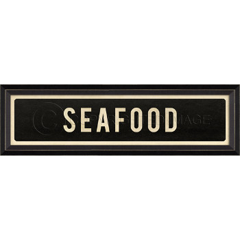 Seafood Framed Sign