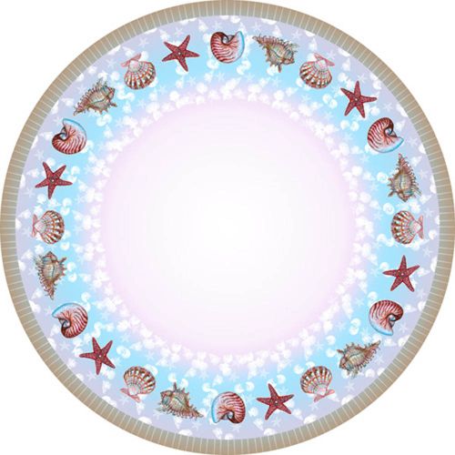 Shell Round Table Cloth