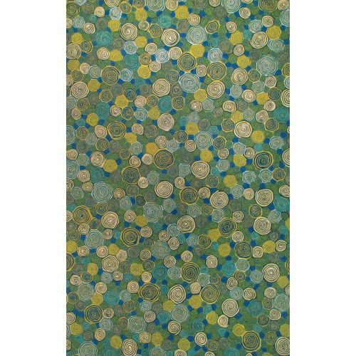 Liora Manne Visions Iii Giant Swirls Indoor/Outdoor Rug - Green, 42" By 66"