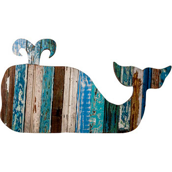 Whale Wooden Plaque