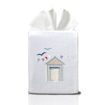 Beach House Tissue Box Cover
