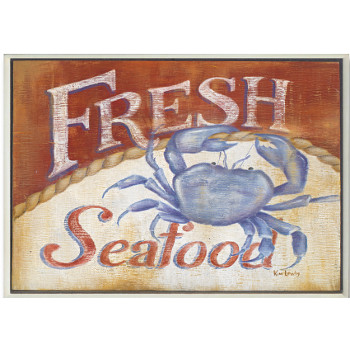 Fresh Seafood Wall Plaque