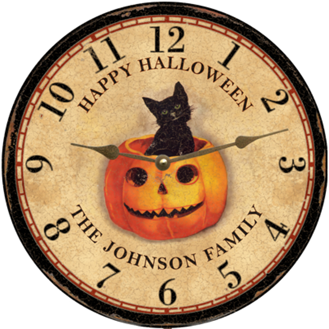 Happy Halloween Clock