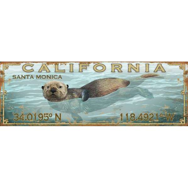Latitude Sea Otter Wall Art