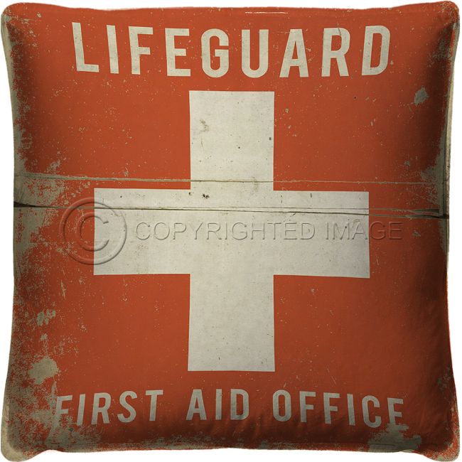 Lifeguard First Aid Office Pillow