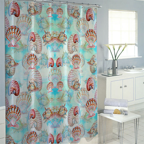 Multi Shells Shower Curtain