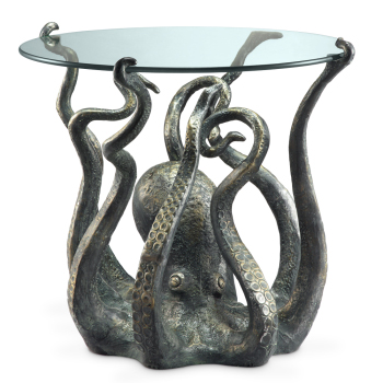 Octopus Glass Top Table
