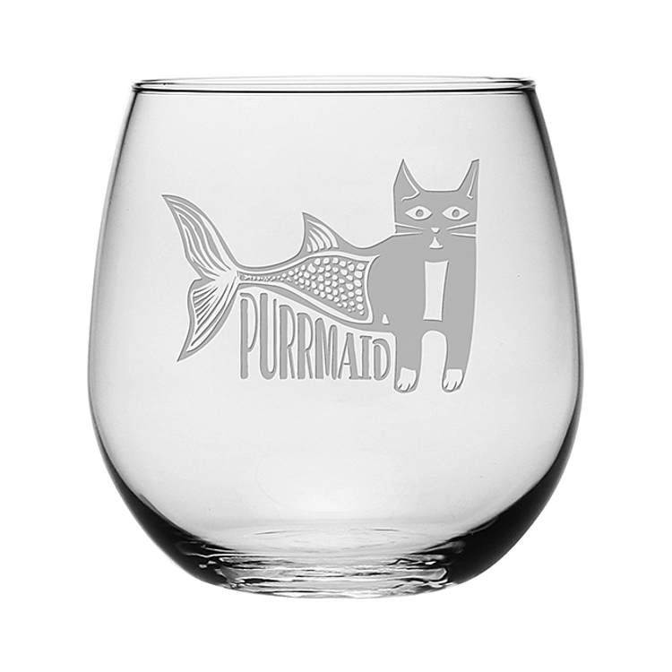 Purmaid Stemless Wine Glasses (Set Of 4)