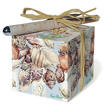 Seashell Paper Block Gift Set