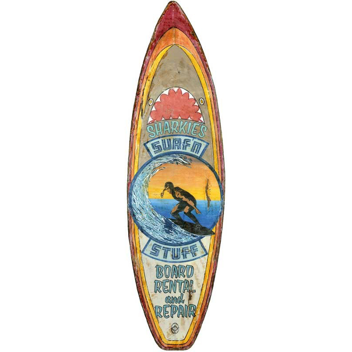 Surfboard Wall Art - Sharkies