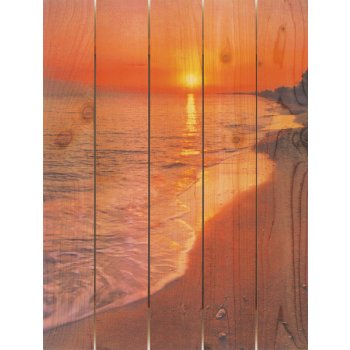 Sunset Wood Art