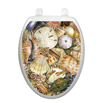 Tidal Treasures Toilet Seat Decoration
