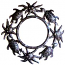 Recycled Oil Drum Turtle Sun Outdoor/Indoor Mirror