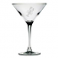 Lobster Etched Martini Glass Set