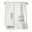 Sea Life Collection II Embroidery Linen Guest Towel