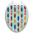 Surfboard Safari Toilet Seat Decoration