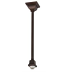 4.5"Sq Mahogany Bronze Pendant Hardware