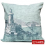 Lighthouse Engraving Pillow - Silverberry