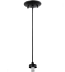 5"W Black 1 Lt Led Pendant Hardware