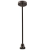 5"W Craftsman Brown On Brass 1 Lt Pendant Hardware