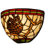 8"W Pinecone Wall Sconce