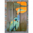 Great Blue Inside/Outside Cedar Art