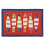 Picket Fish Orange Hook Rug