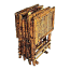 Rattan TV Tray W Stand Set Of 4