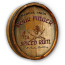 Four Finger Quarter Barrel Wall Sign Personalized