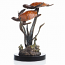 Lagoon Encounter-Double Turtles Brass Sculpture