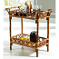 Rattan Beverage Stand  Color - Antique Tortoise